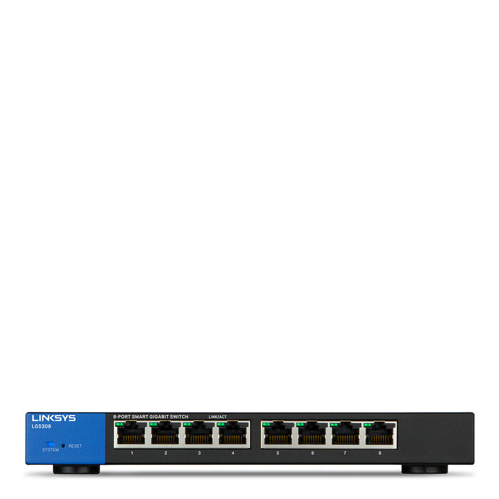 Commutateur intelligent Gigabit à 8 ports pour entreprises (LGS308), , hi-res