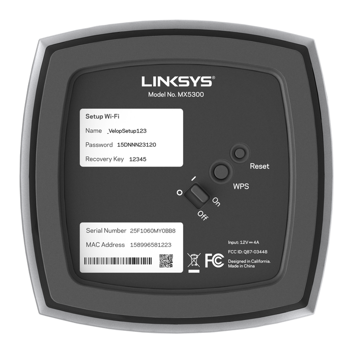 Linksys MX5300 Velop Mesh WiFi 6 (AX) 三頻網狀路由器, , hi-res