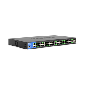 具有 4 個 10G SFP+ 上行鏈路的 48 端口管理型 Gigabit 乙太網路交換器, , hi-res