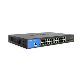 Switch manageable 24 ports Gigabit Ethernet avec 4 ports uplink SFP+ 10 G, , hi-res
