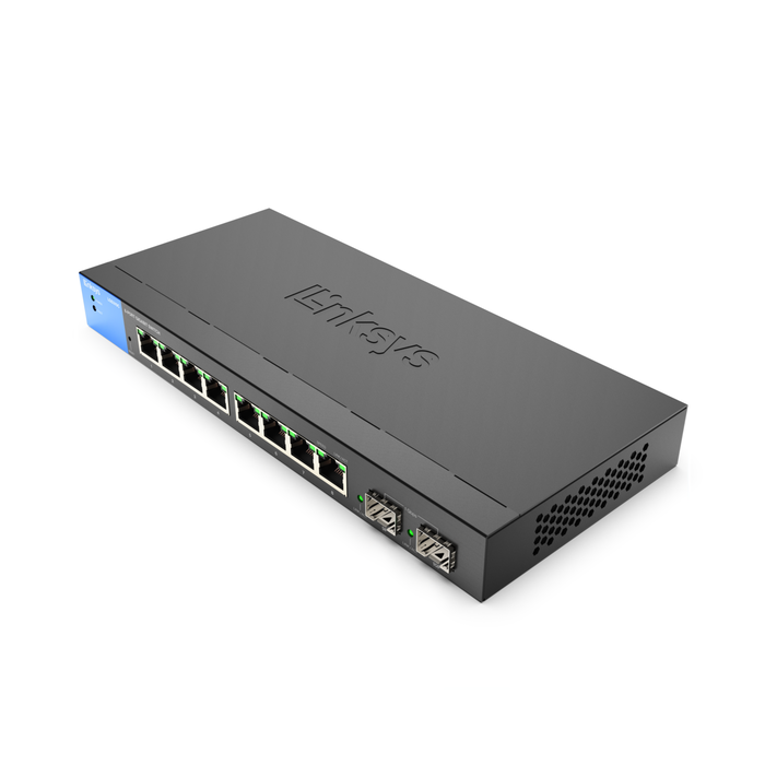 Switch manageable 8 ports Gigabit Ethernet avec 2 ports uplink SFP 1 (LGS310C), , hi-res